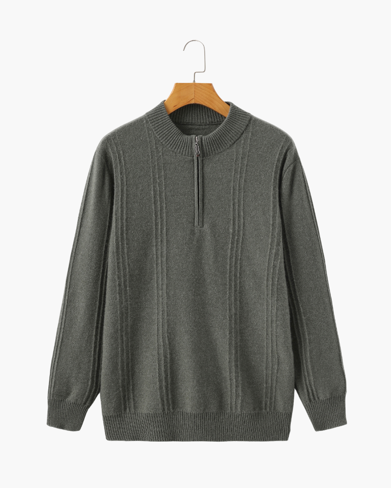 Louie's Luxe Cashmere Half Zip