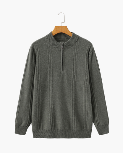 Louie's Luxe Cashmere Half Zip