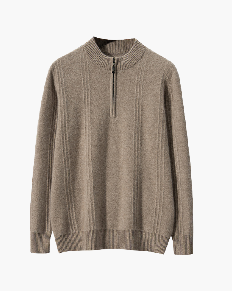 Louie's Luxe Cashmere Half Zip