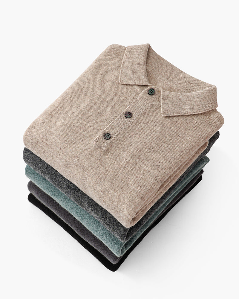 Gentleman's Luxe Cashmere Polo