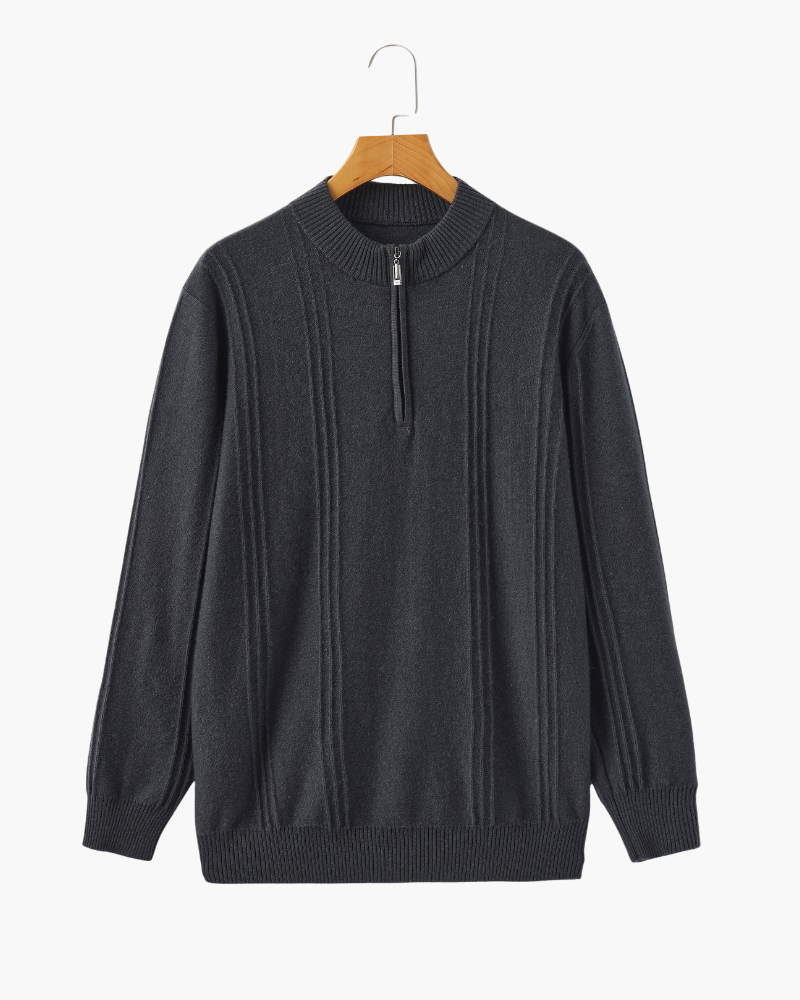 Louie's Luxe Cashmere Half Zip