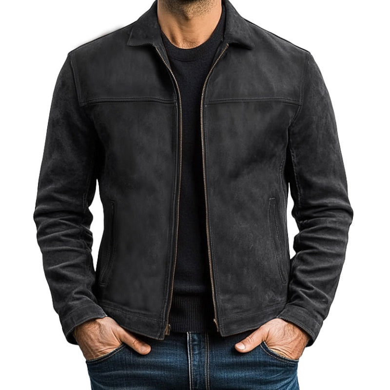 Bruce's Signature Zipper Leather Jacket