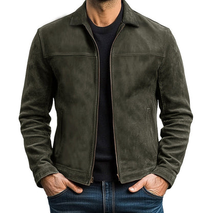 Bruce's Signature Zipper Leather Jacket