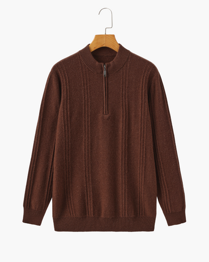 Louie's Luxe Cashmere Half Zip