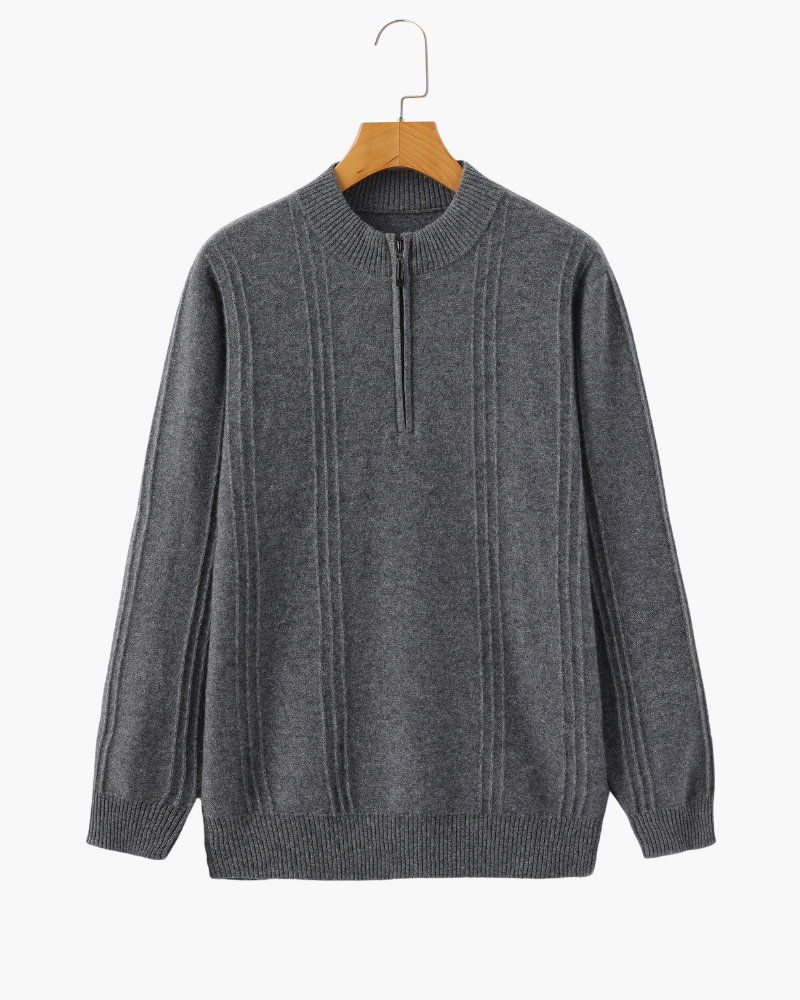 Louie's Luxe Cashmere Half Zip