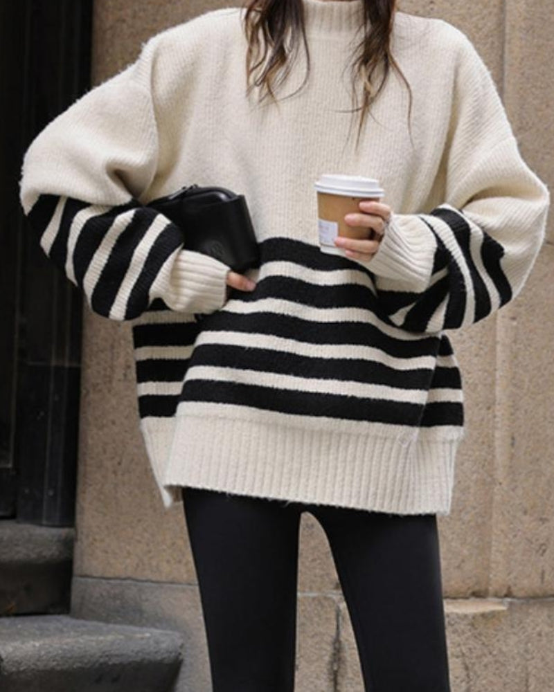 Maritime Couture Stripe Sweater