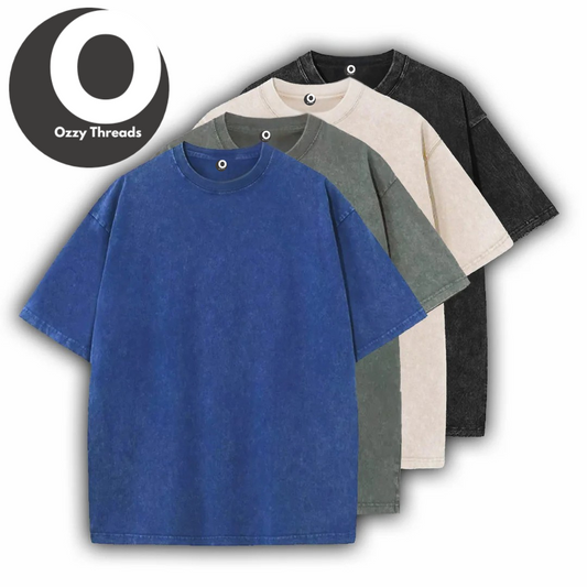 Rock Solid Collection: Stone Wash Tee ( Five Pack)